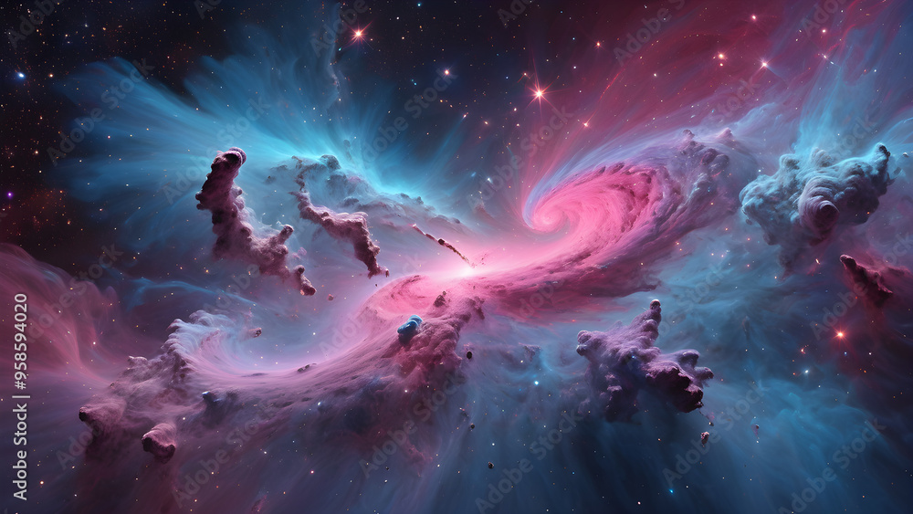 Fototapeta premium landscape with space