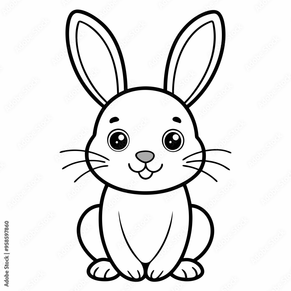 Obraz premium bunny with a smile