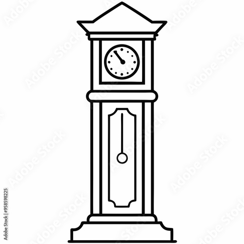 antique clock tower