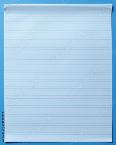 blue tone line full sheet paper