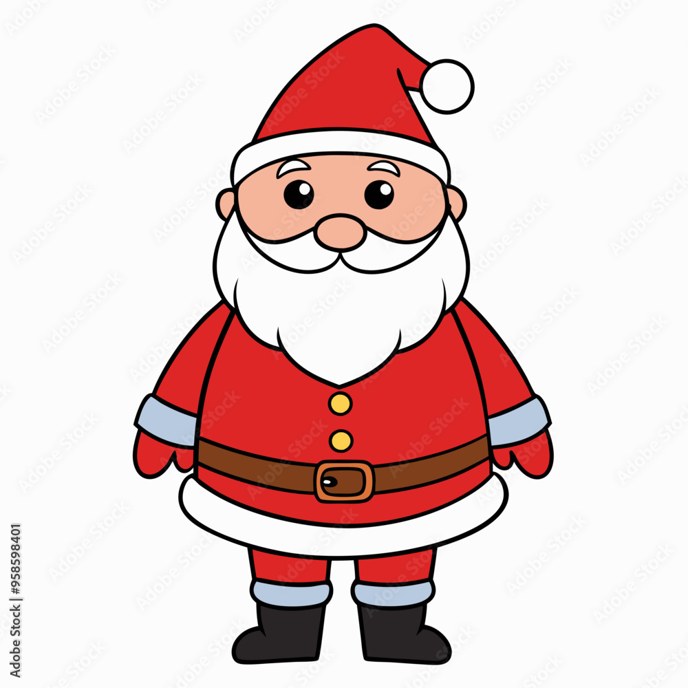 Santa Claus isolated on white Santa Claus isolated on white