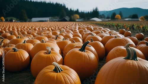 pumpkin patch sidney british columbia canada photo