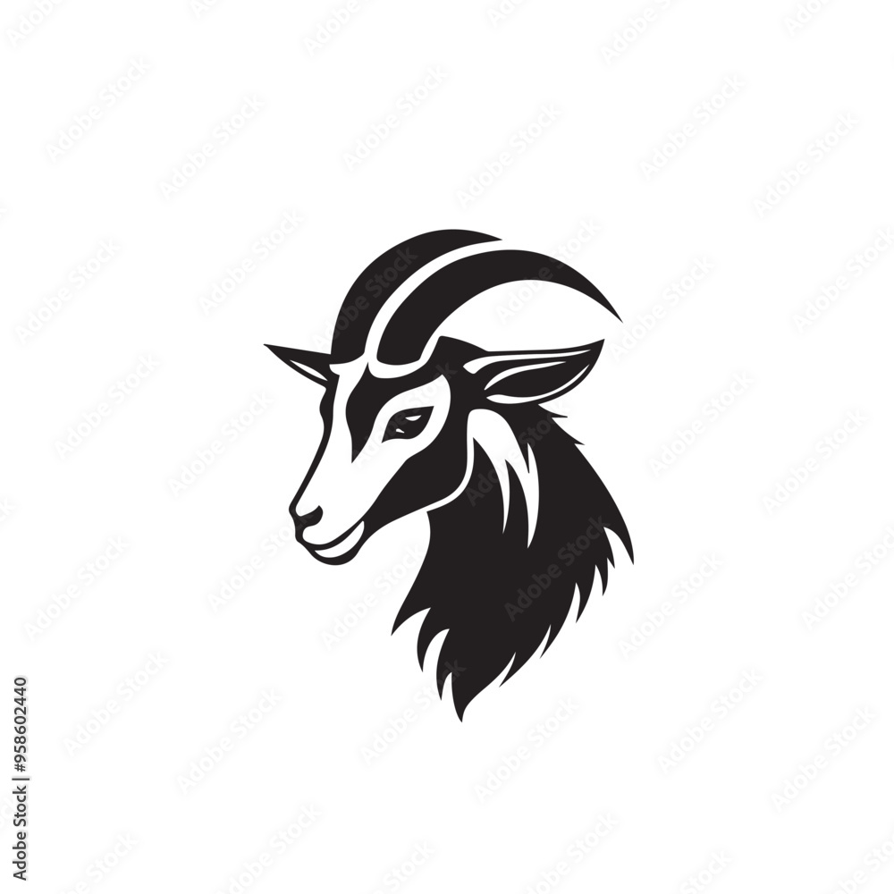 Goat in cartoon, doodle style . Image for t-shirt, web, mobile apps and ui. Isolated 2d vector illustration in logo, icon, sketch style, Eps 10, black and white. AI Generative Goat in cartoon, doodle style . Image for t-shirt, web, mobile apps and ui. Isolated 2d vector illustration in logo, icon, sketch style, Eps 10, black and white. AI Generative