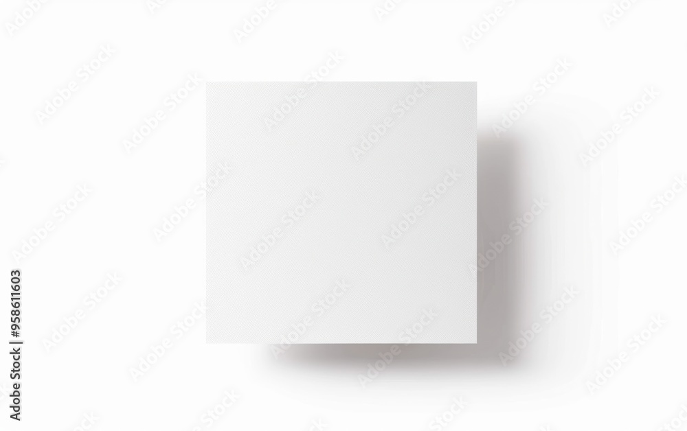 Blank vertical white card with shadow on white background. Minimalist mockup for design. Blank vertical white card with shadow on white background. Minimalist mockup for design.