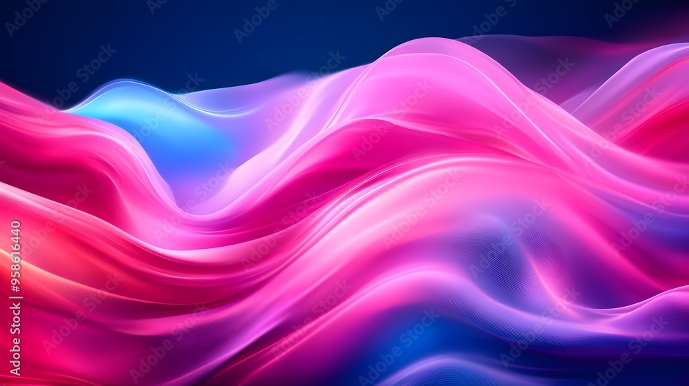 Vibrant Fluid Waves of Captivating Digital Vibrant Fluid Waves of Captivating Digital
