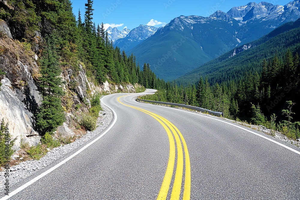 Fototapeta premium Forever summer, endless road trips, open highways create the perfect conditions for adventure