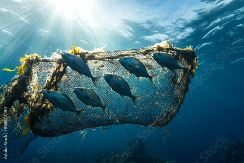 Assessing the impact of overfishing on marine ecosystems photo