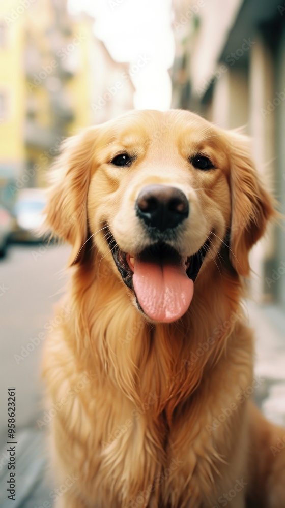 Dog retriever mammal animal.