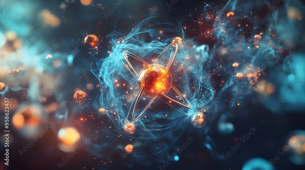 1. Visualize a toxic atom surrounded by a cloud of hazardous molecules 1. Visualize a toxic atom surrounded by a cloud of hazardous molecules