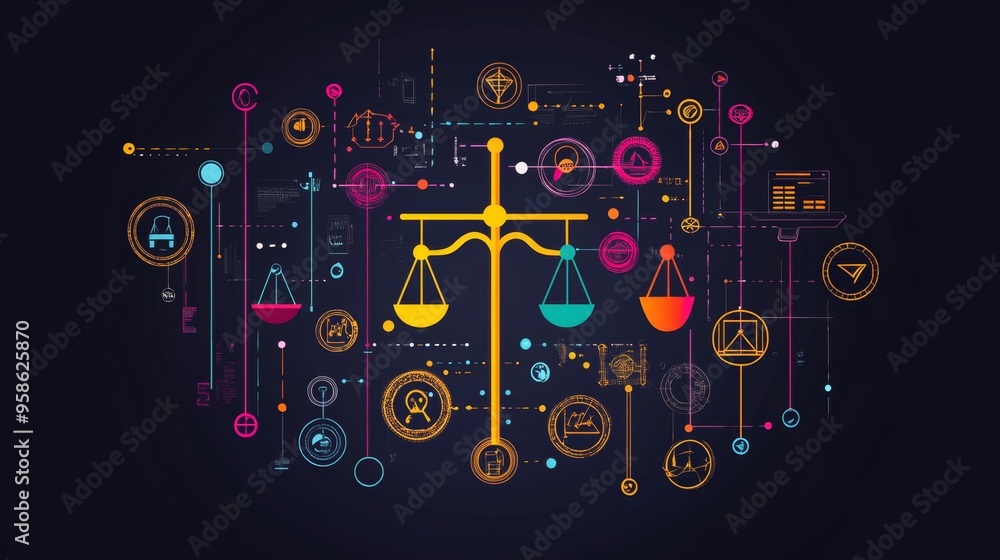 Digital Justice Concept. Digital Justice Concept.