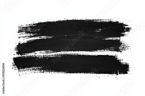 An isolated cross-hatched black rectangle on a transparent background