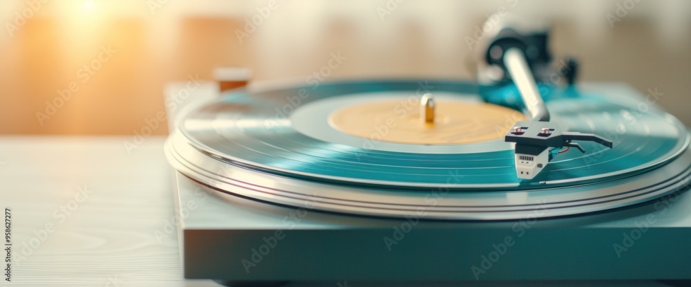 Fototapeta premium A turntable with a stylus on it