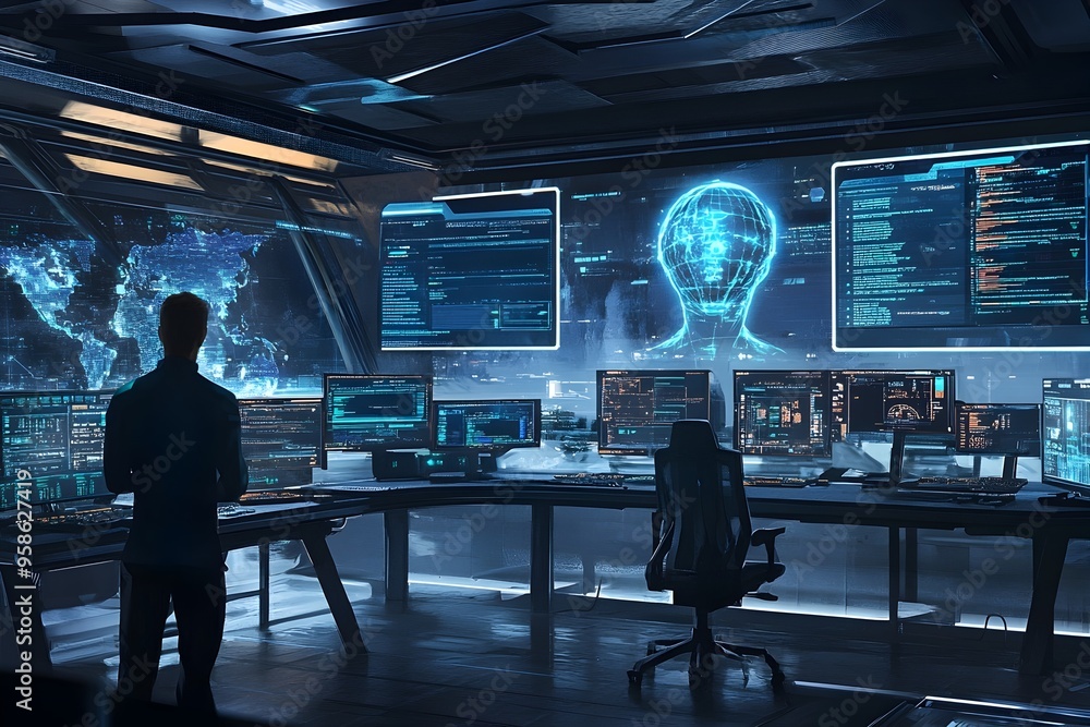 AI Powered Cybersecurity Control Room Enhancing Corporate IT Security AI Powered Cybersecurity Control Room Enhancing Corporate IT Security