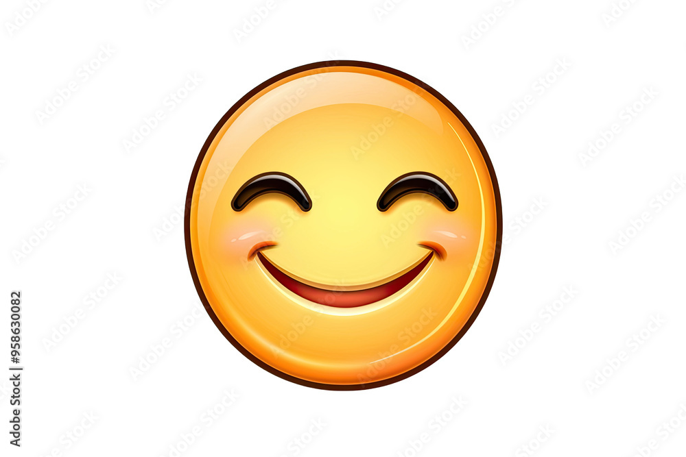 A cheerful and bright smiley face emoji expressing happiness and positivity, perfect for conveying joy in digital communication. A cheerful and bright smiley face emoji expressing happiness and positivity, perfect for conveying joy in digital communication.