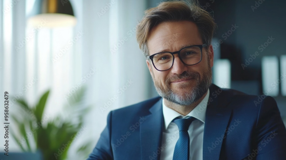 Professional Businessman in a Suit