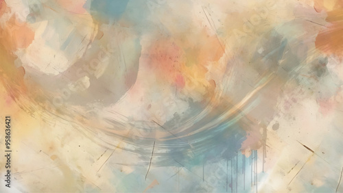 Abstract art background. Multicolored bright texture. Contemporary art. Oil painting on canvas. Fragment of artwork. Spots of oil paint. Brushstrokes of paint.
