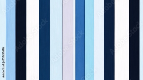 Blue and White Abstract Stripe Pattern: A minimalist, modern, and versatile abstract background featuring vertical stripes in shades of blue and white, perfect for presentations, websites