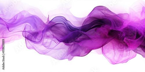 Shiny smoke. Glitter fluid. Ink water. Magic mist. Violet color particles texture paint vapor storm wave. 