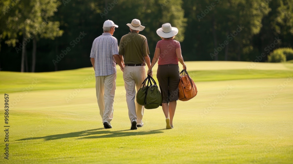 Leisurely Day on the Golf Course Leisurely Day on the Golf Course