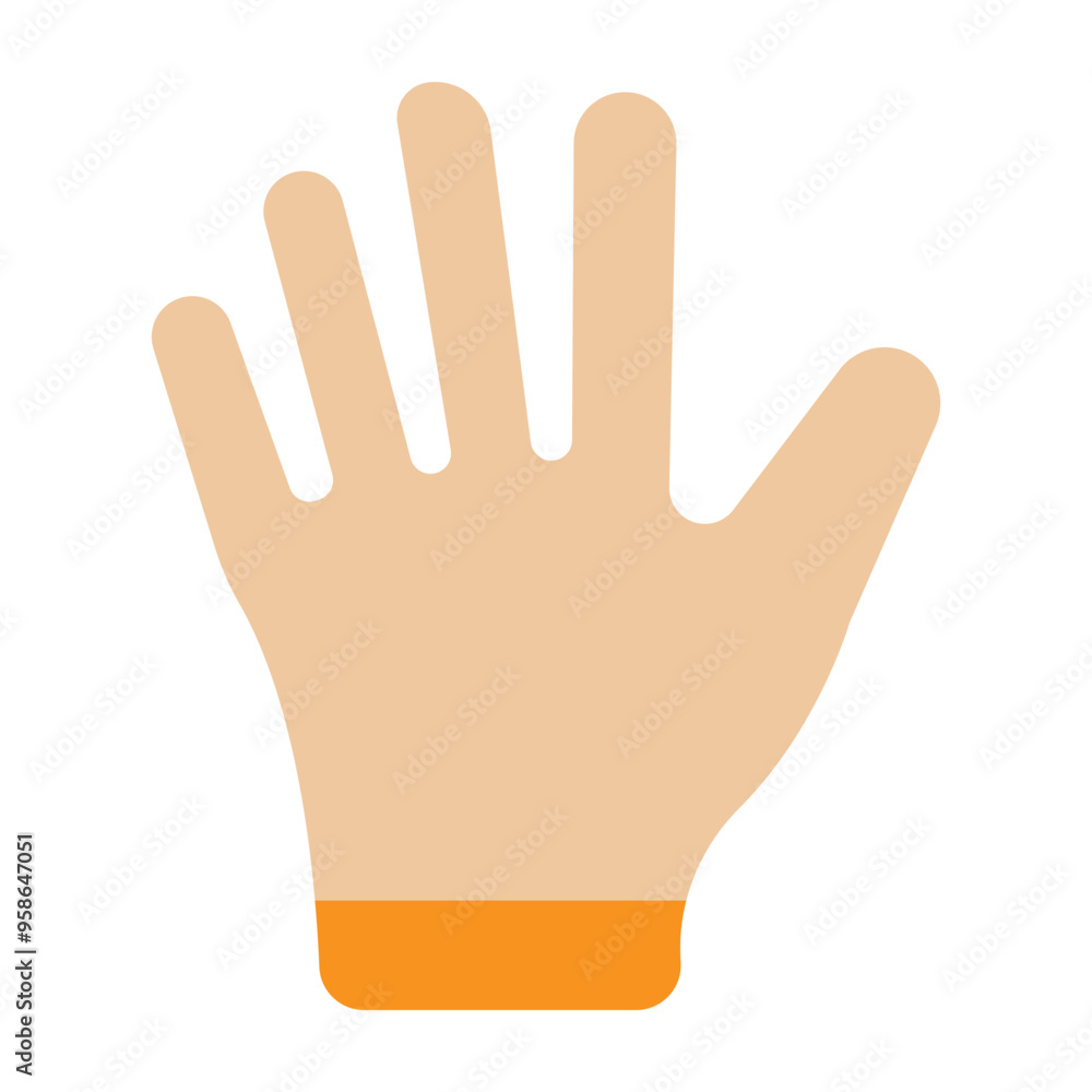 Hands Vector Flat Icon Design Hands Vector Flat Icon Design