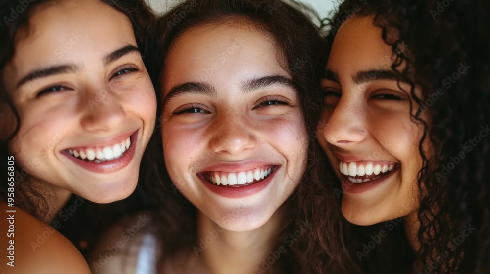 Joyful Smiles of Friends Joyful Smiles of Friends