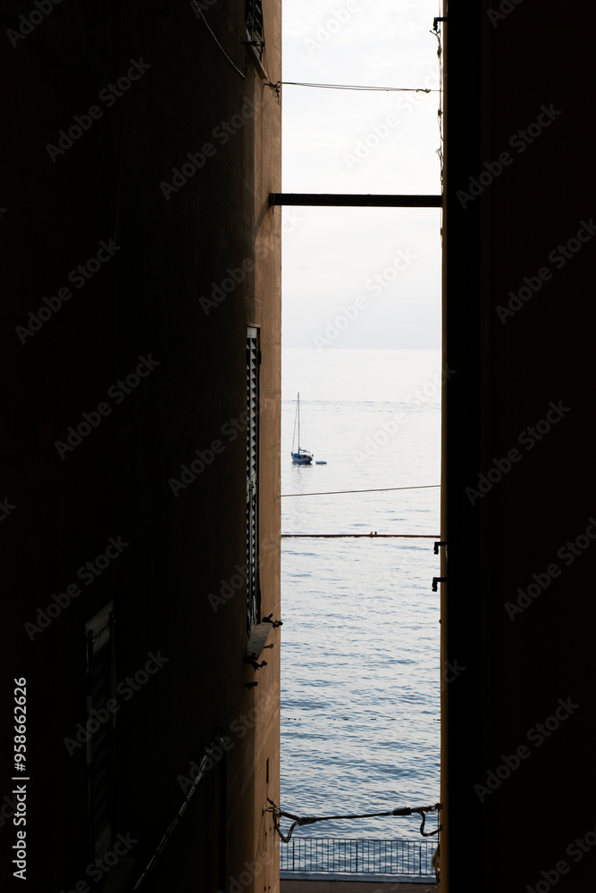 Scorcio sul mare. Scorcio sul mare.