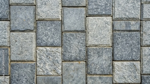 Wallpaper Mural Granite gray flagstone pavement wall background seen from a bird s eye view, wall, pattern, surface, landscaping, pathway, pavement, texture, design, pavement, flagstone, architecture Torontodigital.ca