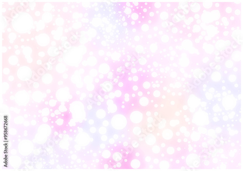 弾けるみずたま（ピンク系）