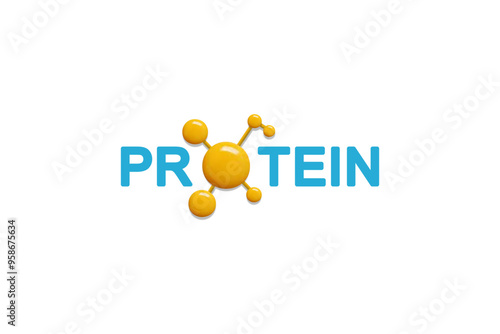 Vector is the word protein from amino acids to complex protein molecules. Protein is a polymer (polypeptide) formed from a chain of amino acids.