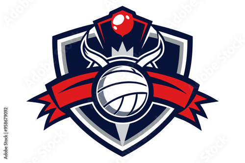 A sport logo vector art illustration