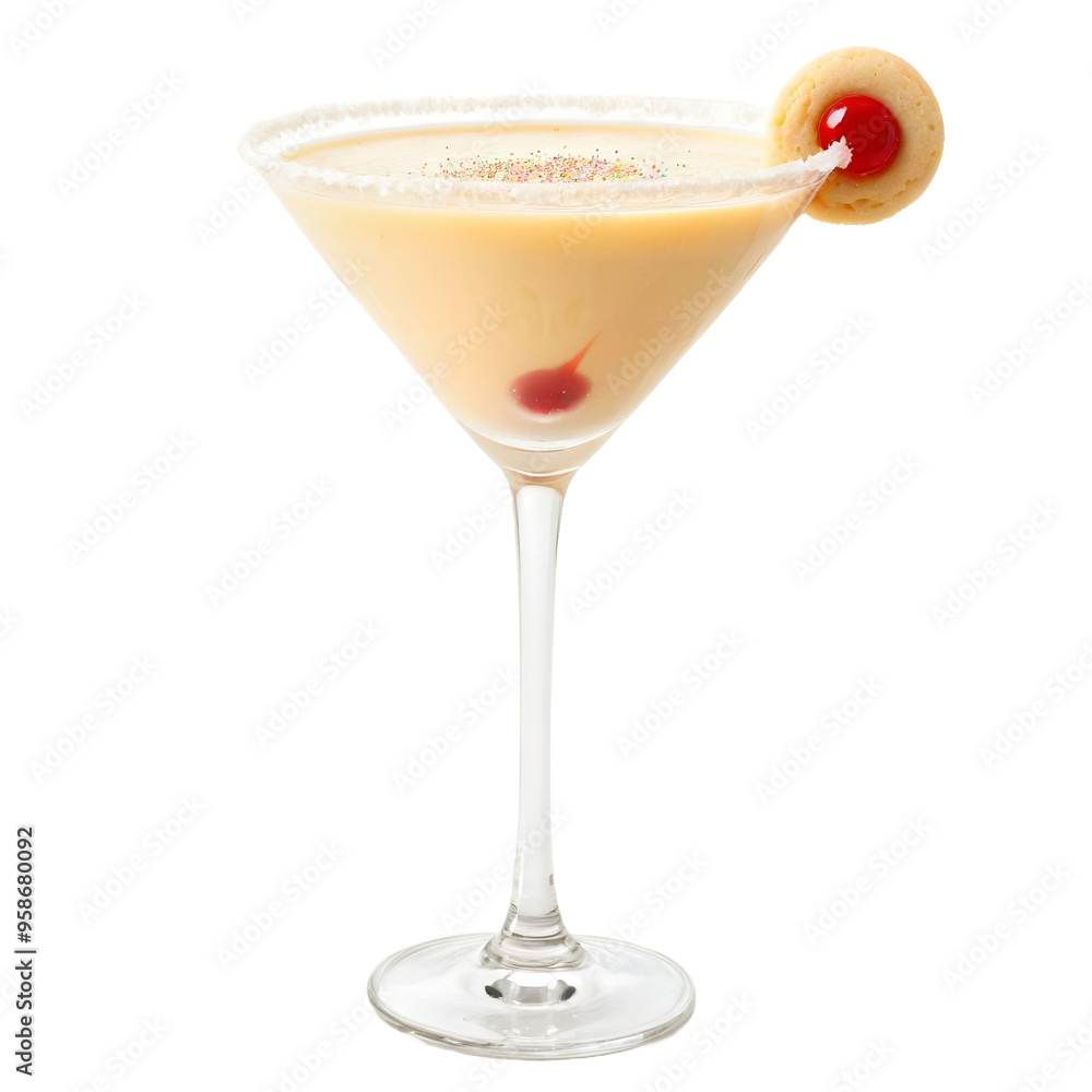 Sugar cookie martini, isolated, transparent background, no background. PNG. Sugar cookie martini, isolated, transparent background, no background. PNG.