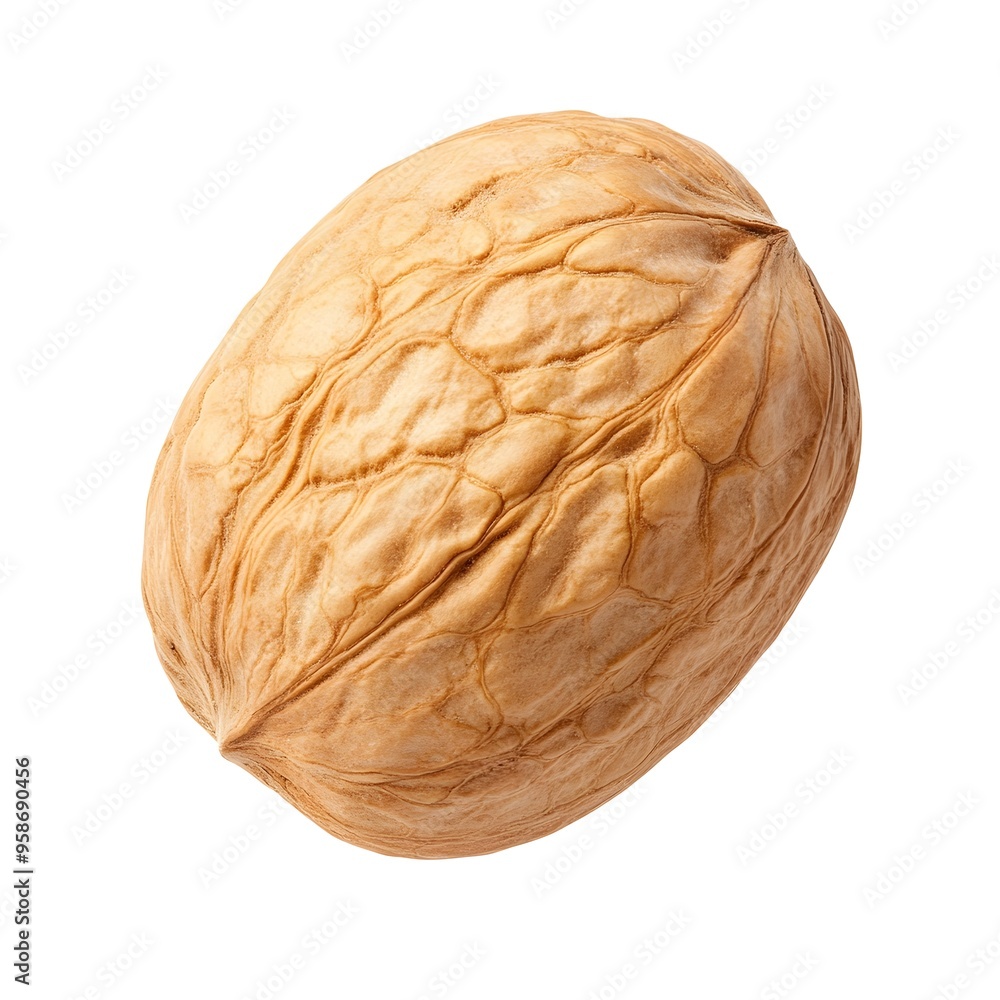 Macro Shot of a Perfect Paradise Nut Isolated on White Background Macro Shot of a Perfect Paradise Nut Isolated on White Background