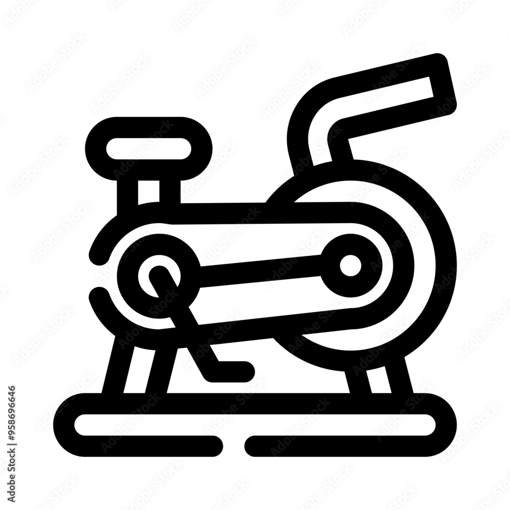 cycling line icon cycling line icon