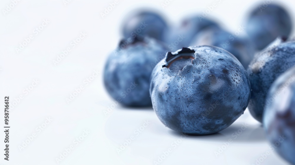 Fresh blueberry isolated over white background. Fresh blueberry isolated over white background.