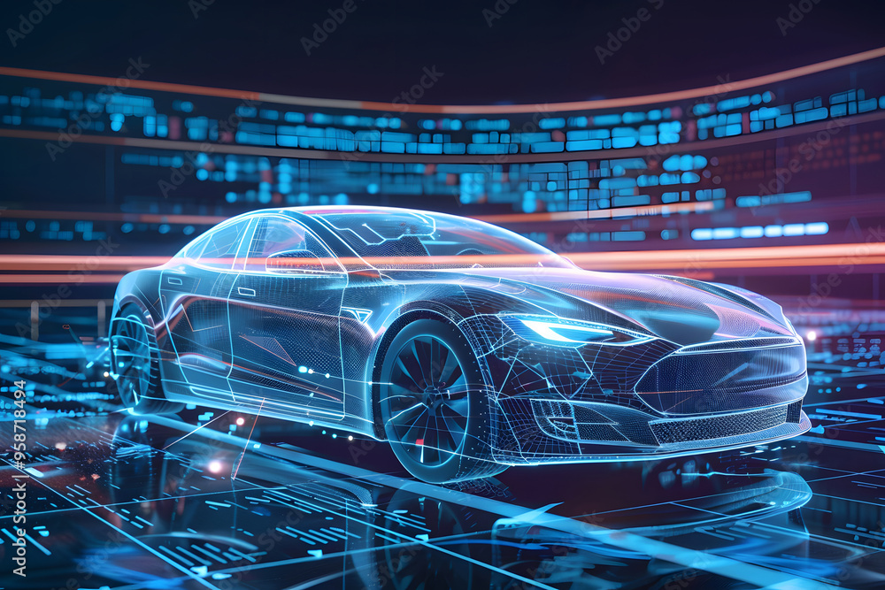 Three-dimensional technology sense of the car Three-dimensional technology sense of the car