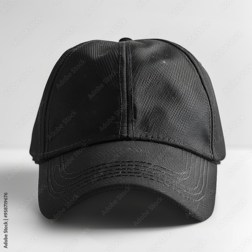 Modern Black Cap on Pure White Background
Modern Black Cap on Pure White Background