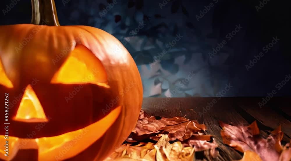citrouille sur une table