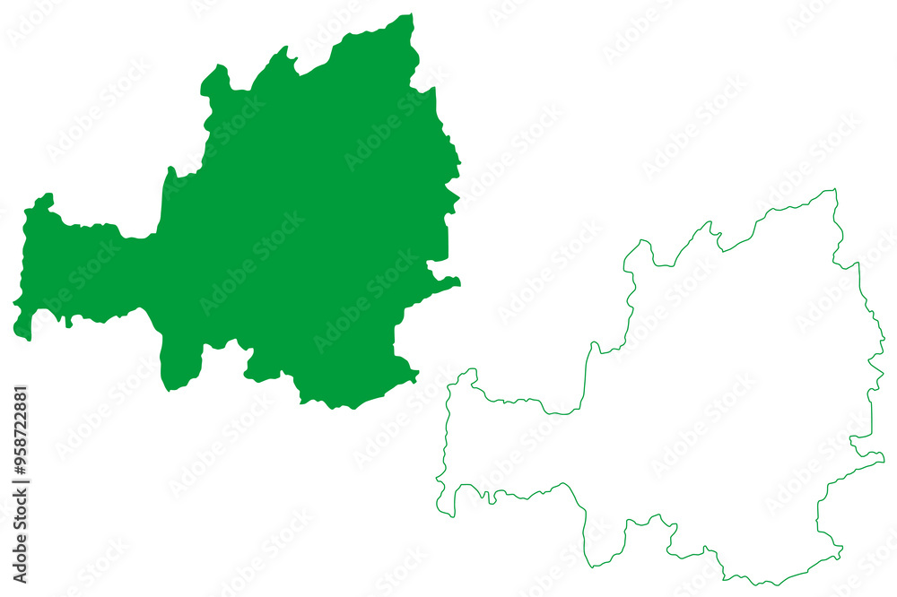 Arataca municipality (Bahia state, Municipalities of Brazil, Federative Republic of Brazil) map vector illustration, scribble sketch Arataca map Arataca municipality (Bahia state, Municipalities of Brazil, Federative Republic of Brazil) map vector illustration, scribble sketch Arataca map