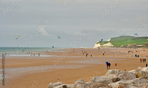 Wissant; France - may 10 2024 : picturesque city photo