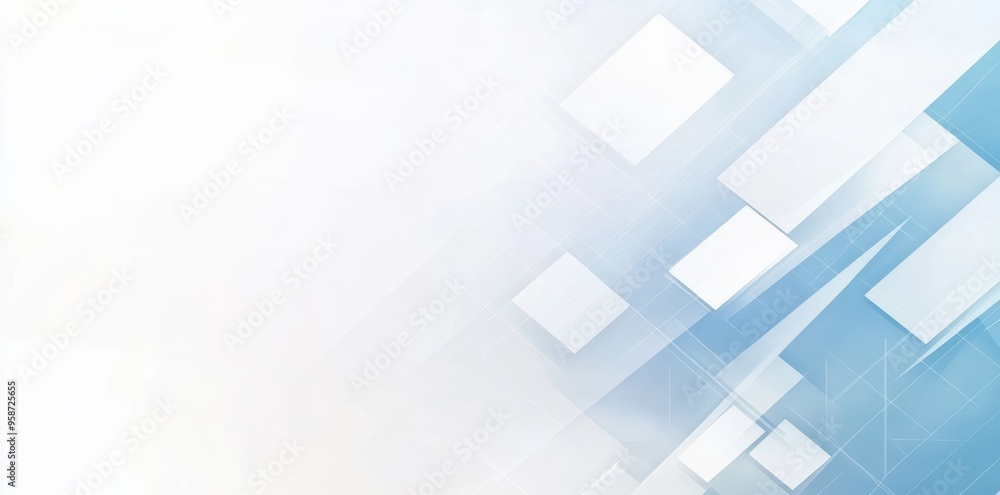 Abstract light blue and white geometric background presentation design template for business technology concept with copy space, web banner. Abstract light blue and white geometric background presentation design template for business technology concept with copy space, web banner.