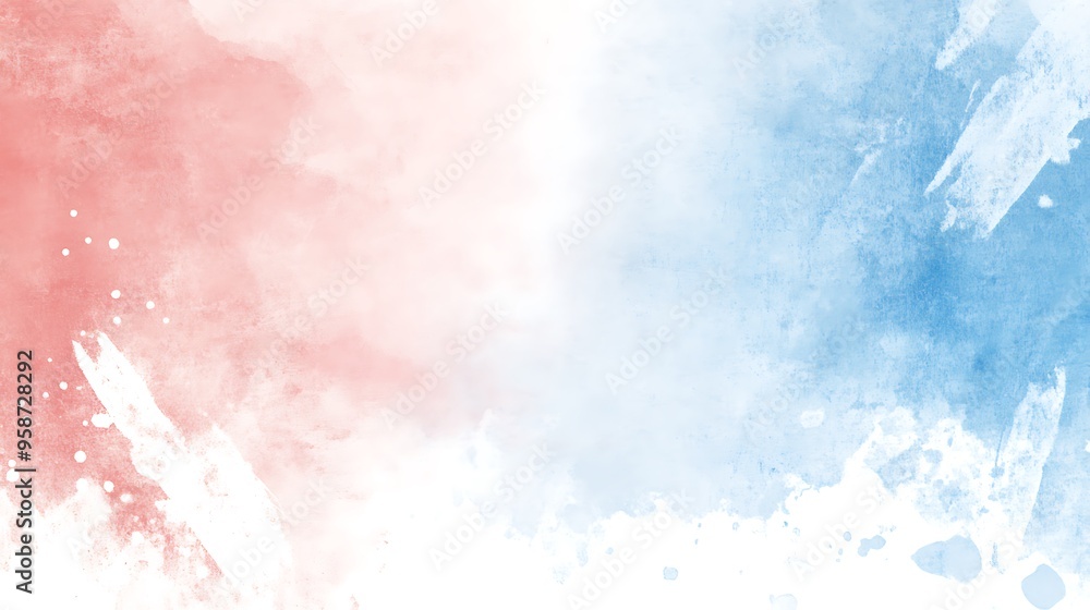 Obraz premium Vibrant Watercolor Background with Soft Hues Perfect for Creative Projects