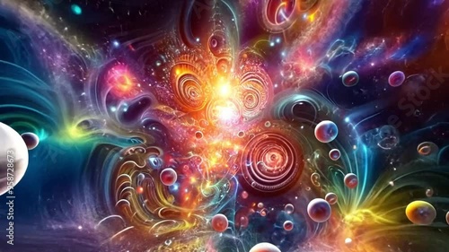 The psychedelic trip was a dynamic and surreal journey through a cosmic, three-dimensional realm of colourful, dreamy fractal patterns that stretched the boundaries of imagination.