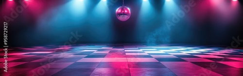 A retro mixtape banner features a disco ball above a colorful checkered dance floor