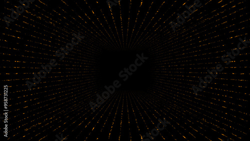 Abstract lighting texture background with lighting golden pattern black background full screen wallpaper