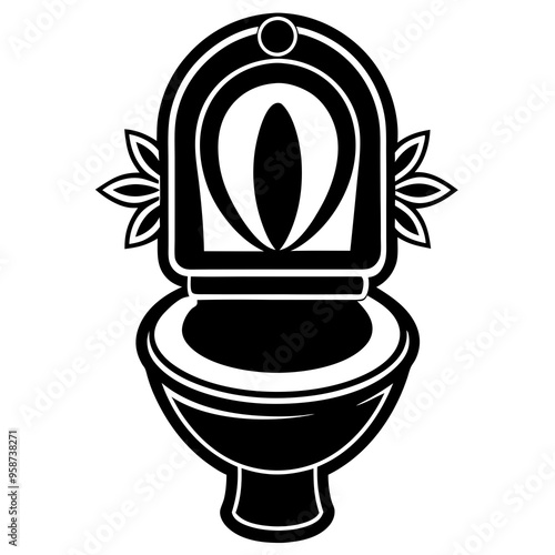 Toilet vector design on a white background