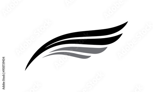 simple wings logo