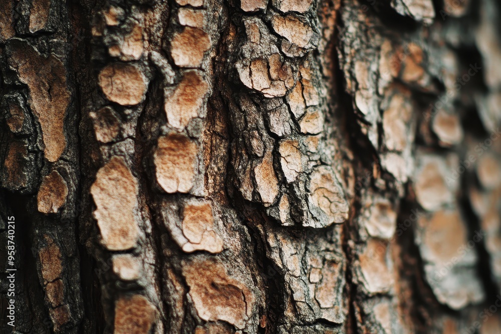 Close-up of the Rough Bark of a Tree Close-up of the Rough Bark of a Tree
