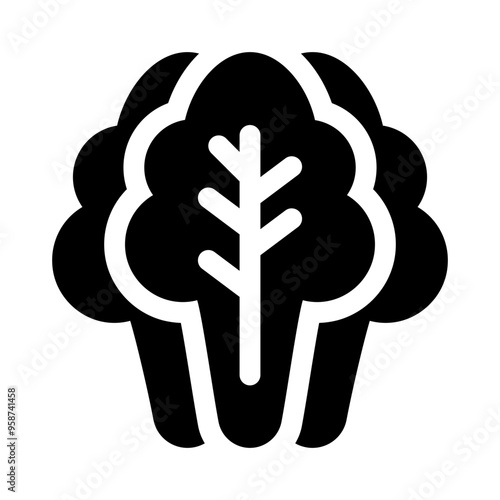 spinach glyph icon