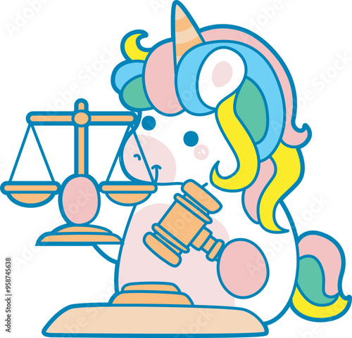 Illustration of cute unicorn activities icon.
Funny rainbow unicorn daily routine stickers.