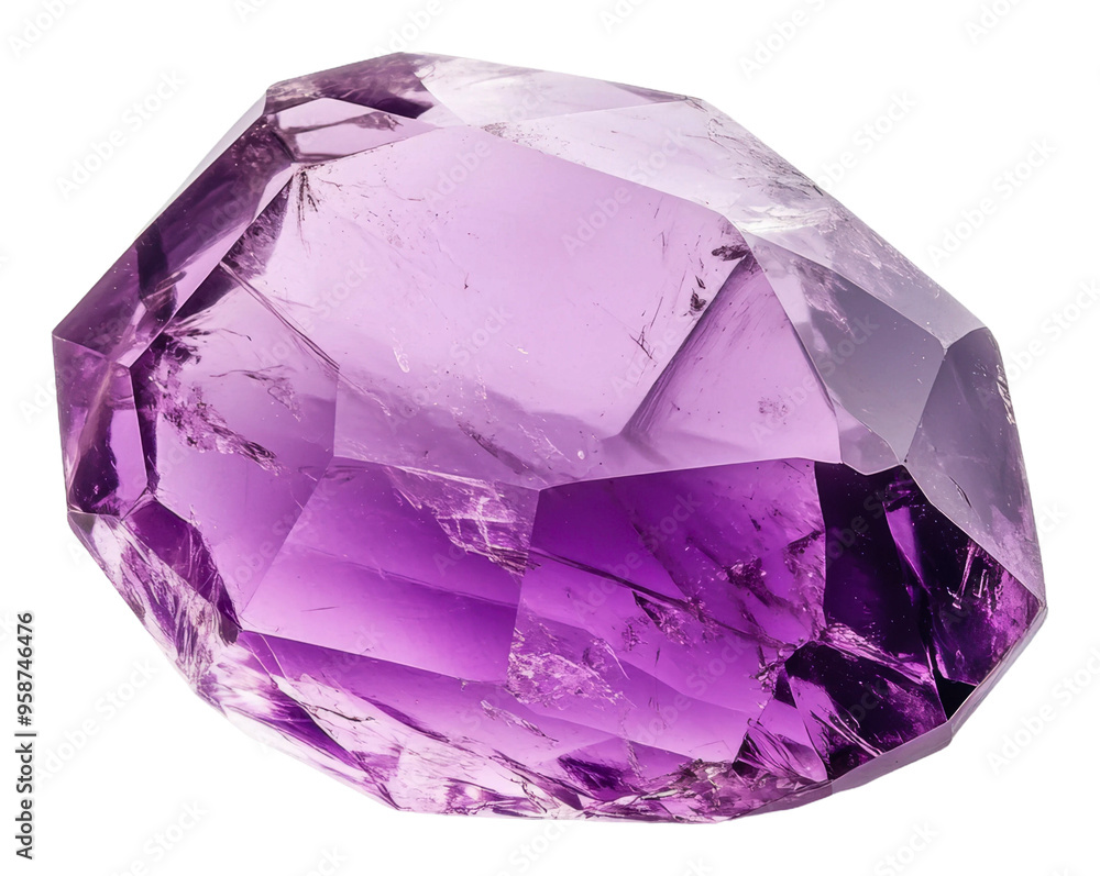 Amethyst crystal from geological collection, cut out - stock png. Amethyst crystal from geological collection, cut out - stock png.